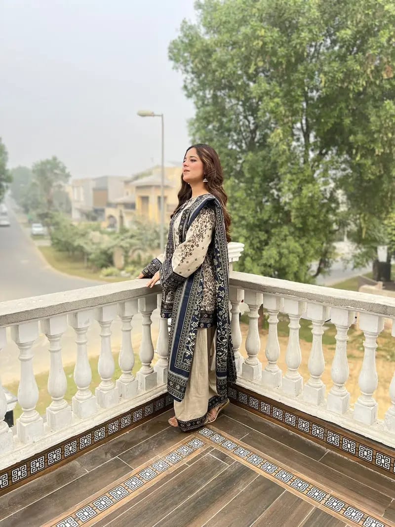 HAPPY( FARSHI SHALWAR) 3PC STITCHED FOR GIRLS