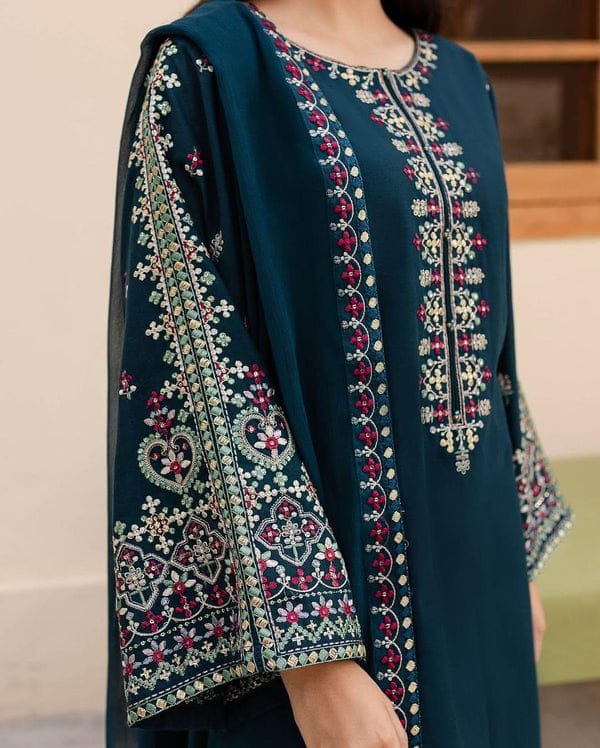 ADAAB COTTON LAWN 3PC STITCHED FOR GIRLS