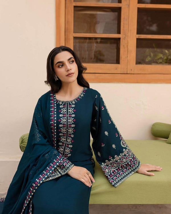 ADAAB COTTON LAWN 3PC STITCHED FOR GIRLS
