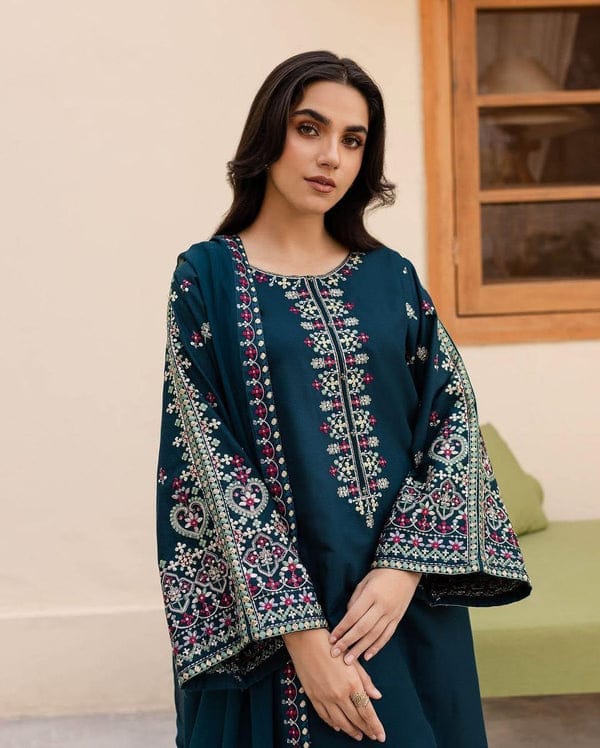 ADAAB COTTON LAWN 3PC STITCHED FOR GIRLS
