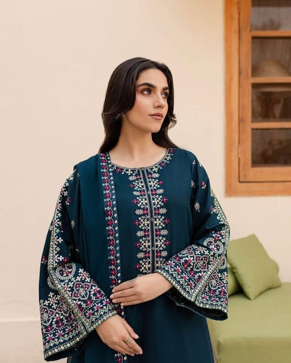 ADAAB COTTON LAWN 3PC STITCHED FOR GIRLS