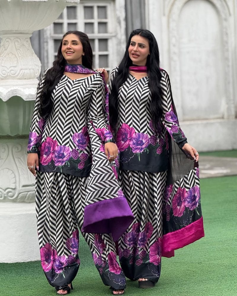 MINAHIL 3PC STITCHED FOR GIRS