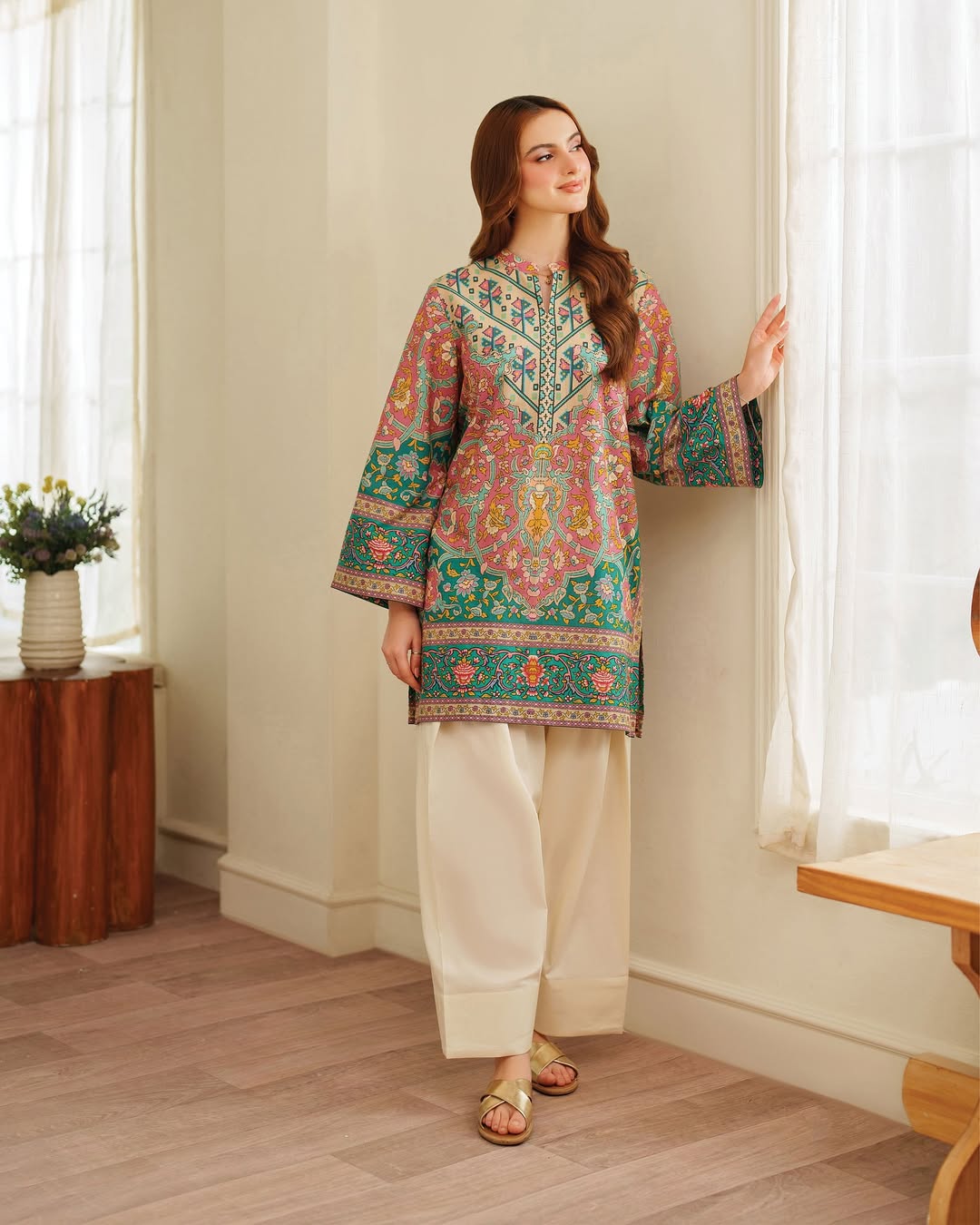 MISHAL FARSHI SHALWAR STITCHED FOR GIRLS