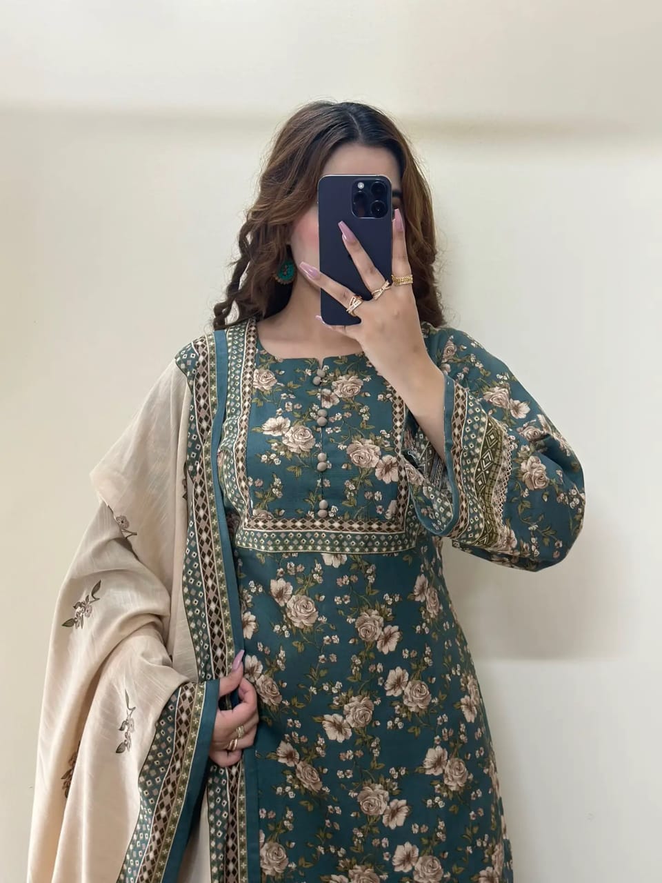 HIRA 3PC SUIT (FARSHI SHALWAR) STITCHED FOR GIRLS
