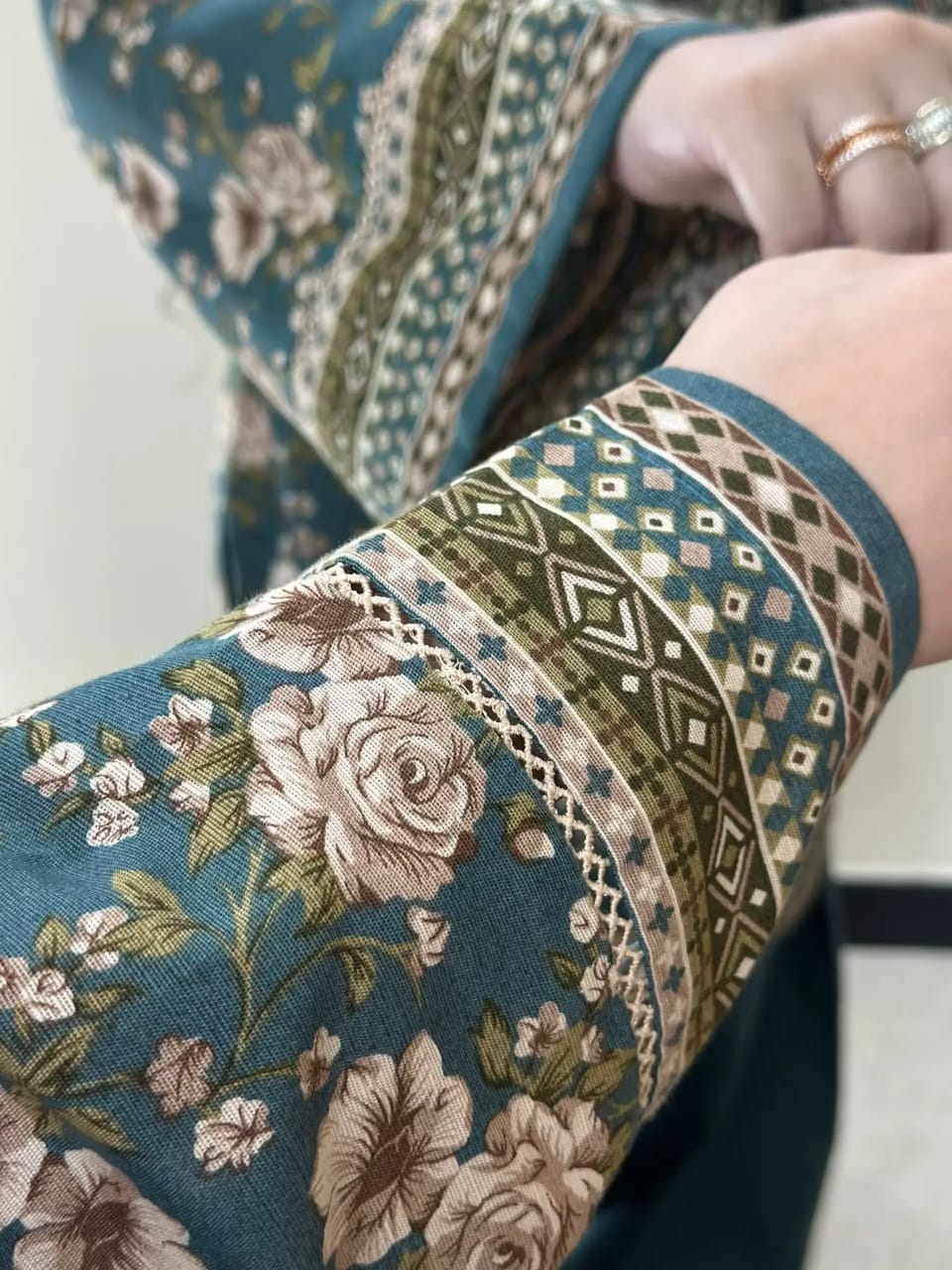 HIRA 3PC SUIT (FARSHI SHALWAR) STITCHED FOR GIRLS