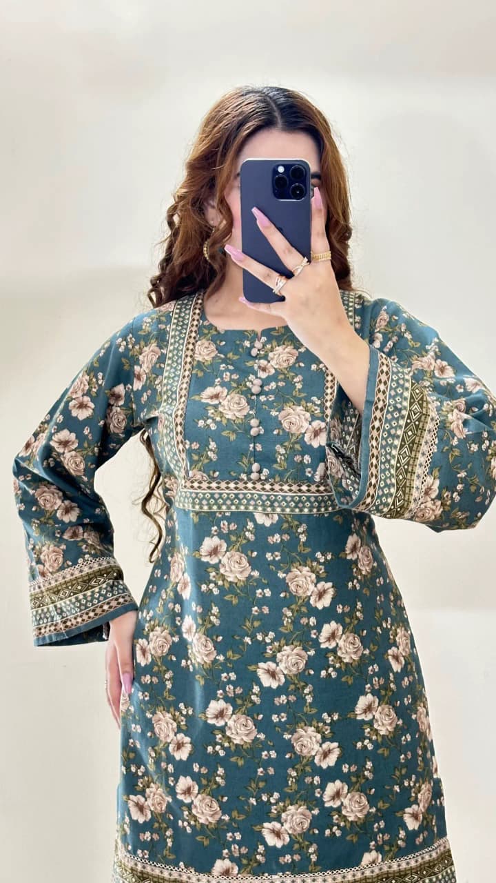 HIRA 3PC SUIT (FARSHI SHALWAR) STITCHED FOR GIRLS